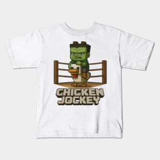 Minecraft Chicken Jockey Gamers Video Game Kids T-Shirt